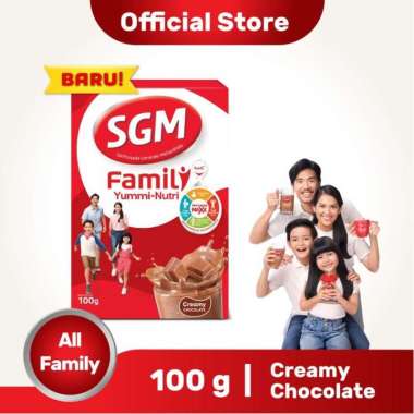 Promo Harga SGM Family Yummi Nutri Creamy Chocolate 100 gr - Blibli