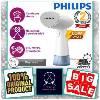 SETRIKA UAP PHILIPS STH1000 HAND STEAMER 900W STH 1000 SETRIKA PHILIPS PORTABLE