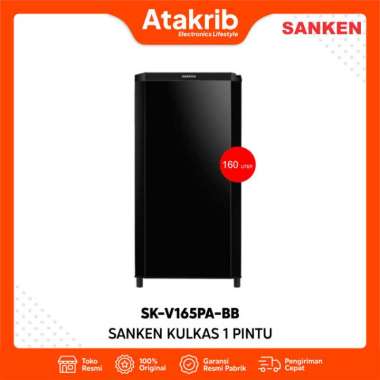 SANKEN KULKAS 1 PINTU SK-V165PA-BB 160 Liter