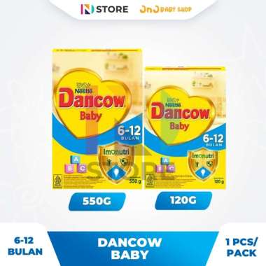 Dancow Baby 6-12 Bulan Kemasan 120g dan 550g DC BABY 6-12 B 120G