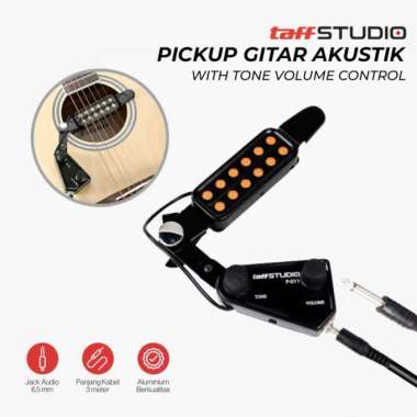 TaffSTUDIO P-011 Pickup Gitar Akustik With Tone Volume Control