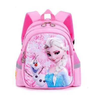 Tas ransel anak perempuan PAUD TK karakter frozen disney ter Tas anak Pink