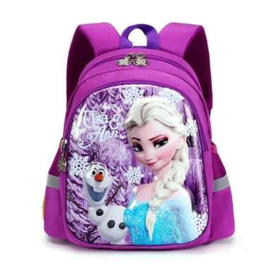 Tas ransel anak perempuan PAUD TK karakter frozen disney ter Tas anak Ungu