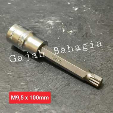 Kunci sok bintang M9.5 x 100mm Cylinder Head Silinder Avanza Spline