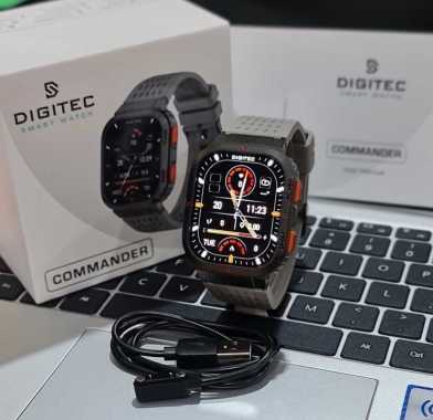Jam Tangan Digitec Smartwatch Commander Amoled Grey Original Garansi