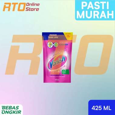 Vanish Cair Refill Penghilang Noda Pakaian PINK 425ML