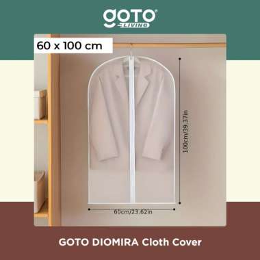 Goto Diomira Cloth Cover Pelindung Baju Gantung Sarung Jas Anti Debu 60 X 100