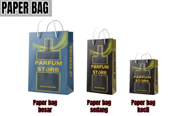 Paper Bag/ kantong parfum/parfum reffil/Besar/Sedang/Kecil kecil