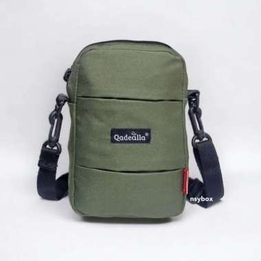 TAS SELEMPANG HP / TAS HP SELEMPANG / TAS HP PRIA WANITA - Hitam Armyy