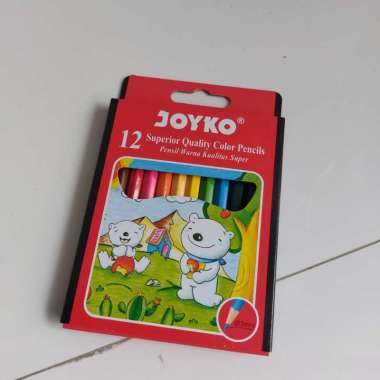 Pensil Warna Joyko 12 Warna Pendek - 1 Set