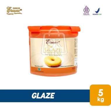 Elmer Glaze Cheese Donut Olesan Donat Topping Keju [Kaleng Pail 5kg]