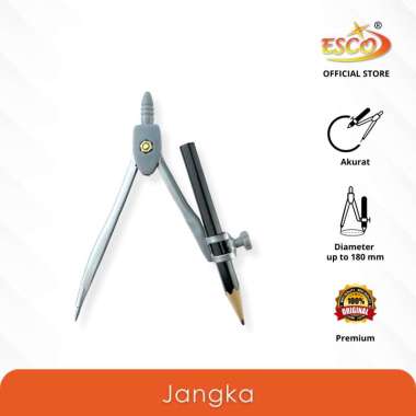 ESCO Jangka / Math Set / Drawing Compass / Drafting Compass V-90