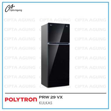 KULKAS2 PINTU INVERTER POLYTRON 260 LITER PRW-29VX / PRW 29 VX