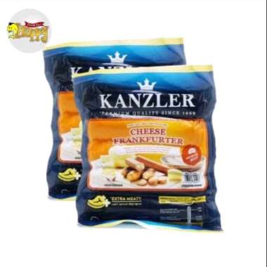 Kanzler Sosis Cheese Frankfurter Beku Frozen 360 gram