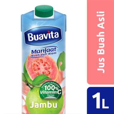 Buavita apel / mangga / jambu / jeruk 1 liter jambu