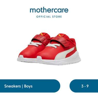 Puma Ferrari Anzarun LS AC Inf Rosso Corsa V - Sepatu Anak Laki-laki (Merah) 6