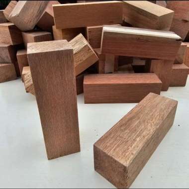 Balok Kayu / Kubus Kayu / Kayu Kotak 3x3 cm x 3 / 5 / 10 cm 9x9x10