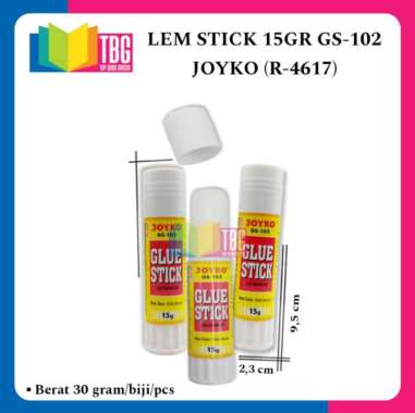 4 PCS LEM STICK 15GR GS-102 JOYKO / GLUE STICK JOYKO / LEM MURAH (R-4617)