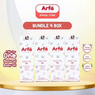 Arfa Baby Oil Minyak Telon Anak - 4 Box