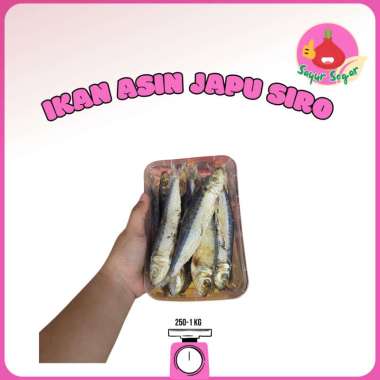 Sayur Segar - Ikan Asin Japu Siro / Ikan Asin Tembang 250 gram
