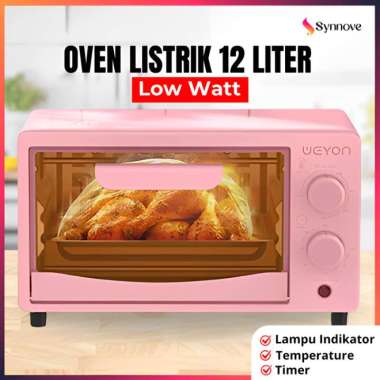Oven Listrik Low Watt 12 Liter Microwave Low Watt Minimalis Microwave Oven Mini Pink