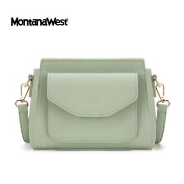 Montana West Tas Wanita Zoe Bag Sling Bag Simple Green