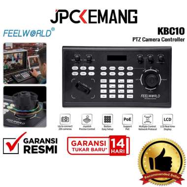 JPC KEMANG Feelworld KBC10 PTZ Camera Controller with Joystick and Keyboard Control LCD Display Feel