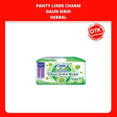 CHARM PANTYLINER DAUN SIRIH HERBAL 32S