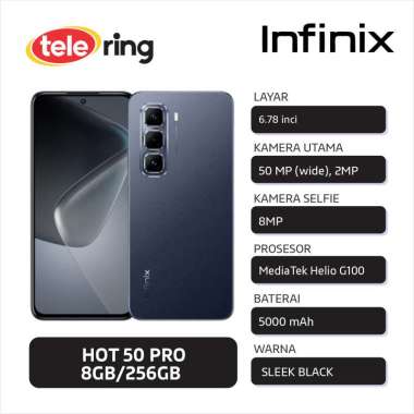 HP INFINIX HOT50 PRO 8/256GB BLACK
