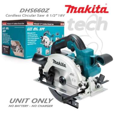 Mesin Gergaji Kayu Baterai Cordless Circular Saw 18V Makita DHS660Z - Unit Only