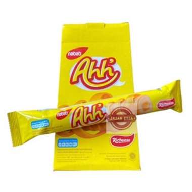 Nabati Ahh Richeese Keju 9g 1 Box Isi 10 Pcs