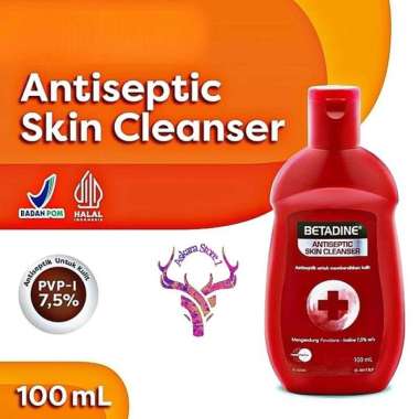 Betadine Antiseptic Skin Cleanser - Sabun Mandi Cair Antiseptik 100ml