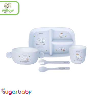 Alat Makan Bayi - Sugar Baby 5In1 Premium Feeding Set Sanrio Collection Cinnamoroll