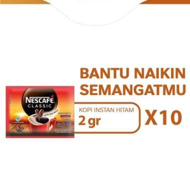 Promo Harga Nescafe Classic Coffee per 10 sachet 2 gr - Blibli