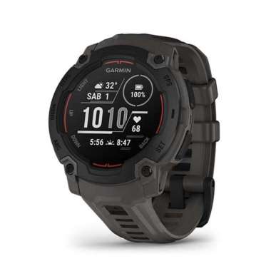 JAM TANGAN GARMIN SMARTWATCH PRIA SMARTWATCH WANITA INSTINCT E BLACK CHARCOAL 4.5 CM INSTINCTE JAM T