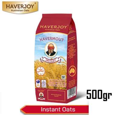 Haverjoy 500gr havermut all varian sarapan sereal gandum instant rolled oat quick cooking coklat cho