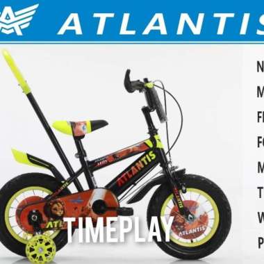 SEPEDA ANAK LAKI BMX 12 BAN JUMBO TONGKAT DORONG STIR ATLANTIS LEON