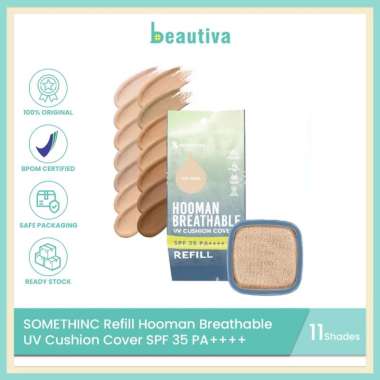 Somethinc REFILL HOOMAN Breathable UV Cushion Cover SPF 35 PA++++ Butter