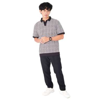 POSHBOY Polo Premium Flat Knitt Sausalito Warna Biru - Kaos Polo Pria Lengan Pendek Rajut Original X
