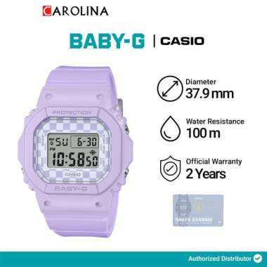 Jam Tangan Wanita Casio Baby-G BGD-565GS-6D Digital Dial L.Purple