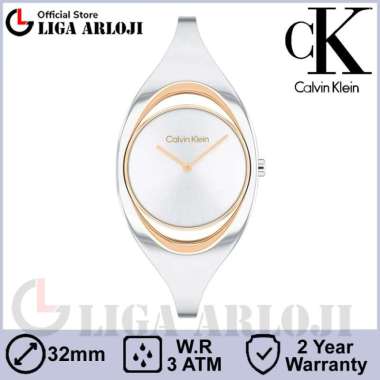 CALVIN KLEIN 25200424 Jam Tangan Wanita Analog Stainless Steel Original CK