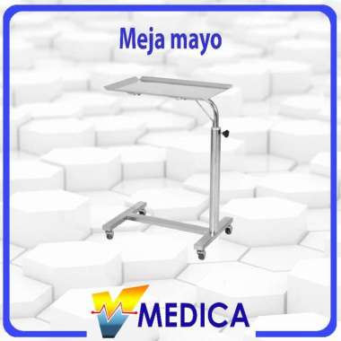 (Instant) Meja Mayo Stainless / Meja Mayo Rumah Sakit / Meja Makan