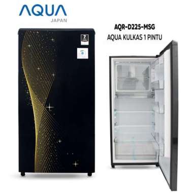 Kulkas 1 pintu AQUA AQRD 225 msg motif bintang