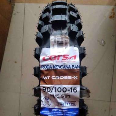 Ban Motor CORSA MT CROSS X size 90/100 R16 - TubeType Ban Depan CRF250L, WR250R 90/100-16