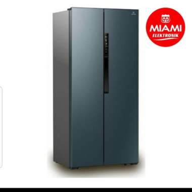 Kulkas Side By Side Polytron PRS460B / Lemari Es Side By Side PRS 460B