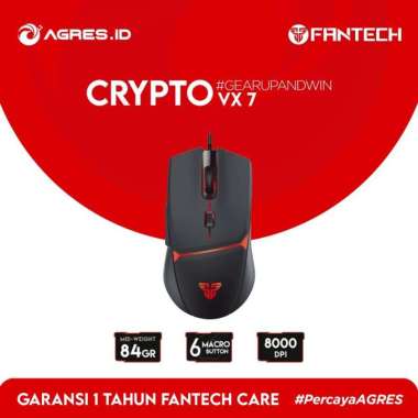 Fantech CRYPTO VX7 | Macro Wired Gaming Mouse Pink