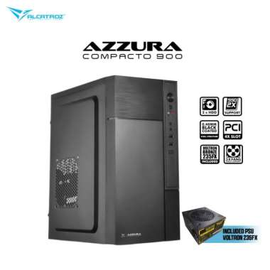 Casing Alcatroz Azzura Compacto 900 M-Atx with PSU Voltron Bronze 235 Include PSU