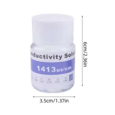 Cairan Kalibrasi EC TDS Calibration Buffer Liquid Solution 35ppt 84us/cm 1413us/cm 12.88ms/cm 1389pp