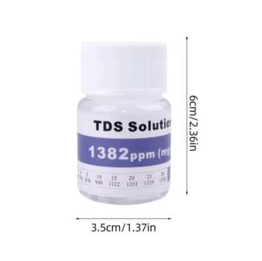 Cairan Kalibrasi EC TDS Calibration Buffer Liquid Solution 35ppt 84us/cm 1413us/cm 12.88ms/cm 1389pp