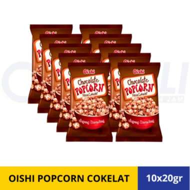 OISHI POPCORN COKELAT 10x20gr